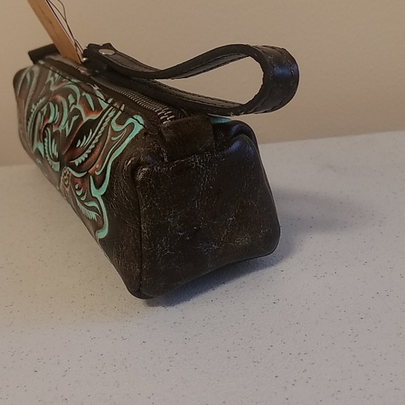 Patricia Nash isla tooled turquoise NWT - Picture 2 of 8